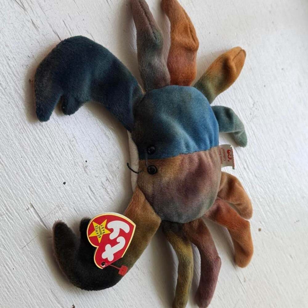 Ty Beanie Baby Claude The Crab 1996 Plush Toy